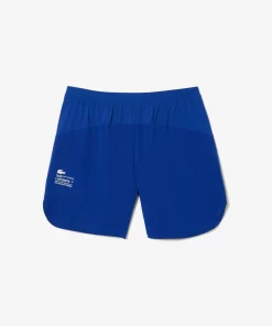 Lacoste Fitness & Training-Men'S Sport Check Stretch Mesh Shorts