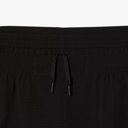 Lacoste Fitness & Training-Men'S Sport Check Stretch Mesh Shorts