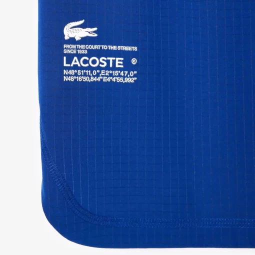 Lacoste Fitness & Training-Men'S Sport Check Stretch Mesh Shorts