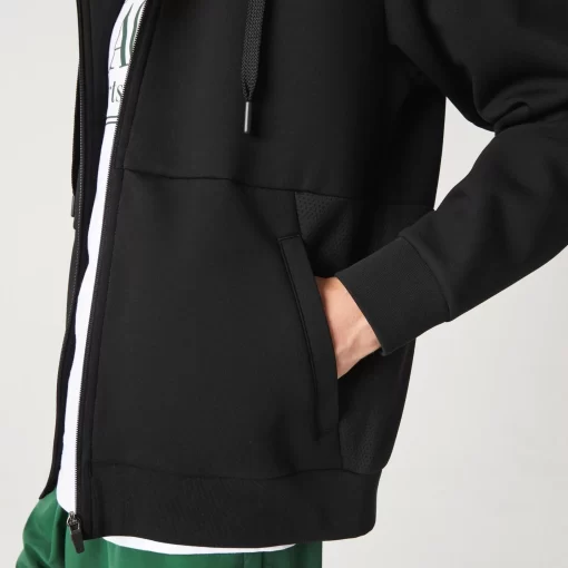 Lacoste Fitness & Training-Men'S Sport Mesh Panels Hoodie