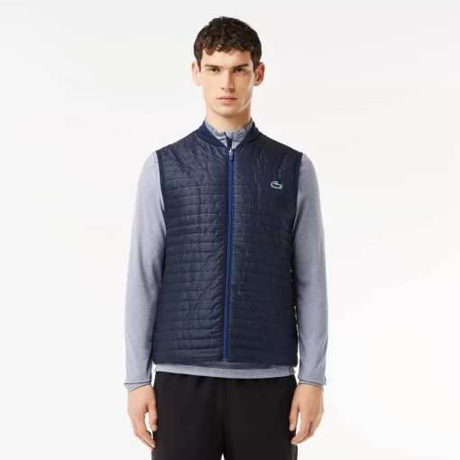 Lacoste Jackets & Coats-Men'S Sport Padded And Reversible Vest Jacket