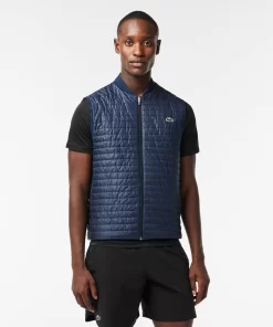 Lacoste Fitness & Training-Men'S Sport Padded And Reversible Vest Jacket