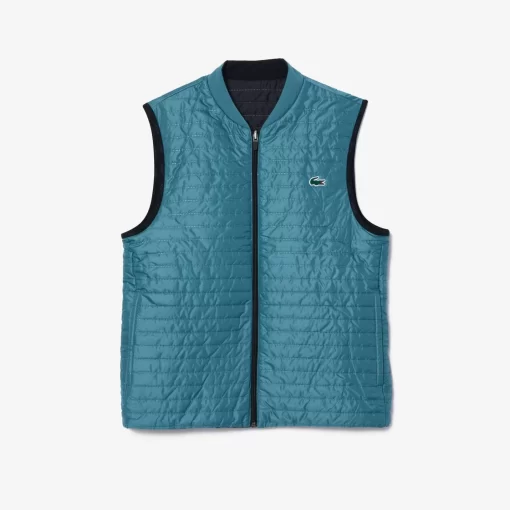 Lacoste Jackets & Coats-Men'S Sport Padded And Reversible Vest Jacket