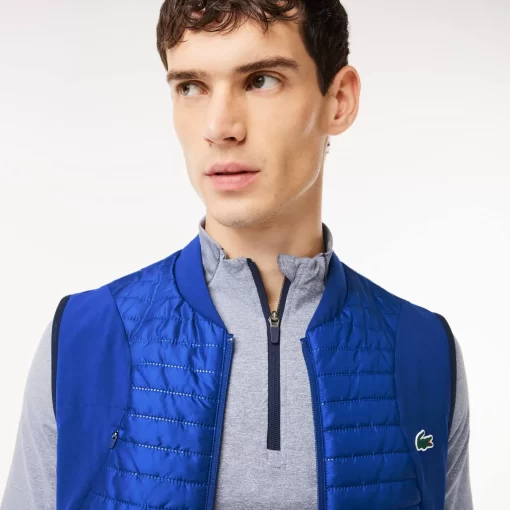 Lacoste Jackets & Coats-Men'S Sport Padded And Reversible Vest Jacket