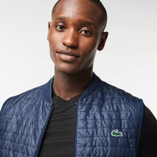 Lacoste Fitness & Training-Men'S Sport Padded And Reversible Vest Jacket