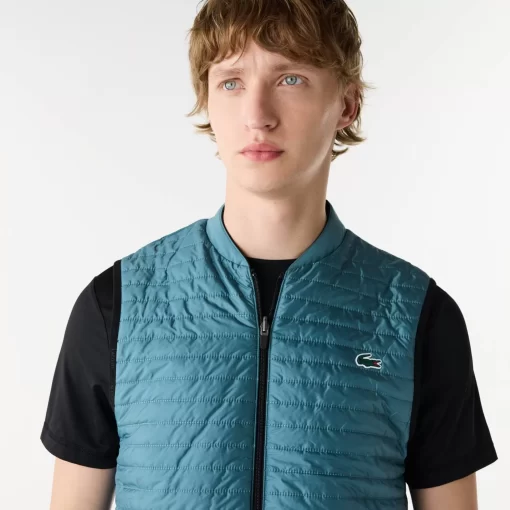 Lacoste Jackets & Coats-Men'S Sport Padded And Reversible Vest Jacket