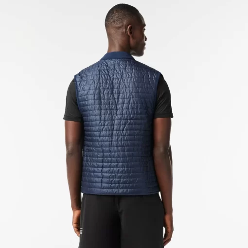 Lacoste Fitness & Training-Men'S Sport Padded And Reversible Vest Jacket