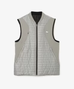 Lacoste Fitness & Training-Men'S Sport Padded And Reversible Vest Jacket