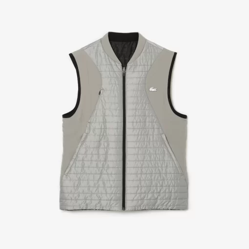 Lacoste Fitness & Training-Men'S Sport Padded And Reversible Vest Jacket