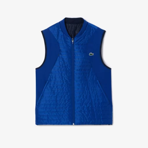 Lacoste Jackets & Coats-Men'S Sport Padded And Reversible Vest Jacket