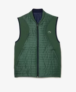 Lacoste Fitness & Training-Men'S Sport Padded And Reversible Vest Jacket