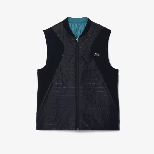 Lacoste Jackets & Coats-Men'S Sport Padded And Reversible Vest Jacket