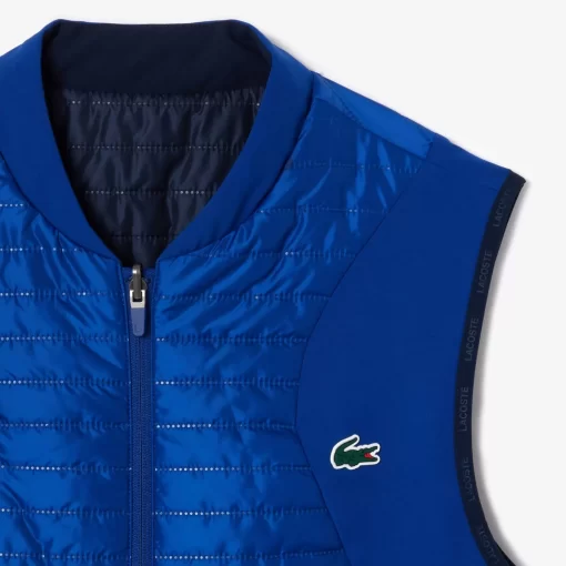 Lacoste Jackets & Coats-Men'S Sport Padded And Reversible Vest Jacket