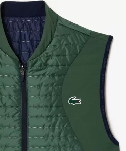 Lacoste Fitness & Training-Men'S Sport Padded And Reversible Vest Jacket