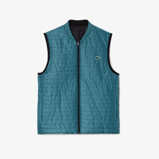 Lacoste Jackets & Coats-Men'S Sport Padded And Reversible Vest Jacket