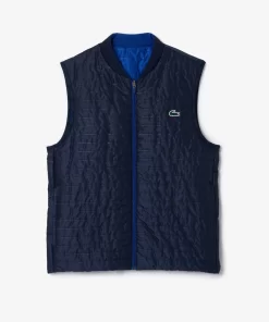 Lacoste Jackets & Coats-Men'S Sport Padded And Reversible Vest Jacket