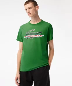 Lacoste Fitness & Training-Men'S Sport Regular Fit Organic Cotton T-Shirt