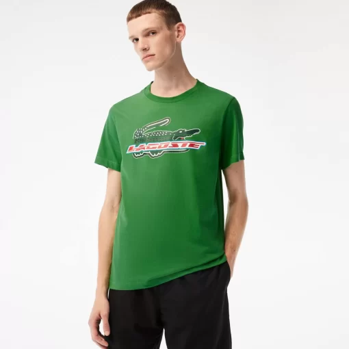 Lacoste Fitness & Training-Men'S Sport Regular Fit Organic Cotton T-Shirt