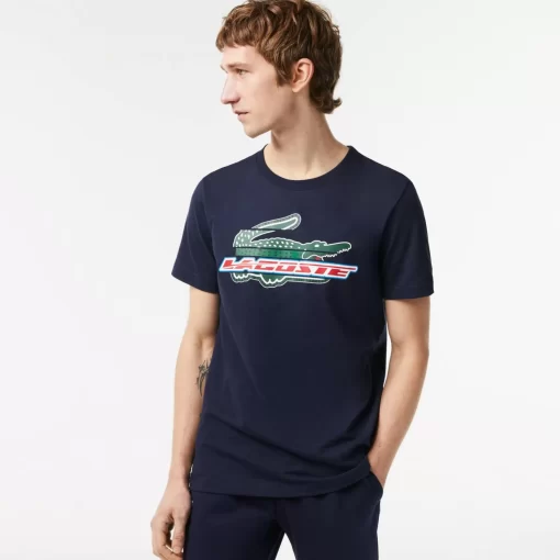 Lacoste Fitness & Training-Men'S Sport Regular Fit Organic Cotton T-Shirt