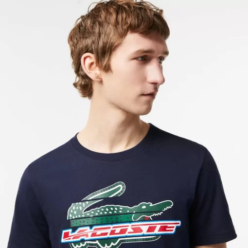 Lacoste Fitness & Training-Men'S Sport Regular Fit Organic Cotton T-Shirt