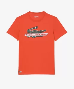 Lacoste Fitness & Training-Men'S Sport Regular Fit Organic Cotton T-Shirt