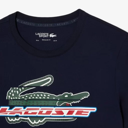 Lacoste Fitness & Training-Men'S Sport Regular Fit Organic Cotton T-Shirt