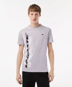 Lacoste T-Shirts-Men'S Sport Regular Fit T-Shirt With Contrast Branding