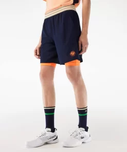 Lacoste Tennis-Men'S Sport Roland Garros Edition Lined Shorts