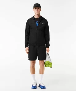 Lacoste Fitness & Training-Men'S Sport Tennis Shorts In Solid Diamond Weave Taffeta