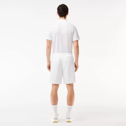 Lacoste Fitness & Training-Men'S Sport Tennis Shorts In Solid Diamond Weave Taffeta