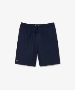 Lacoste Fitness & Training-Men'S Sport Tennis Shorts In Solid Diamond Weave Taffeta