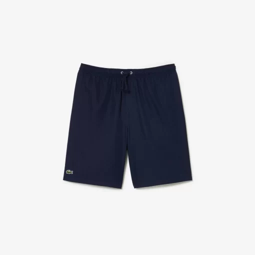 Lacoste Fitness & Training-Men'S Sport Tennis Shorts In Solid Diamond Weave Taffeta