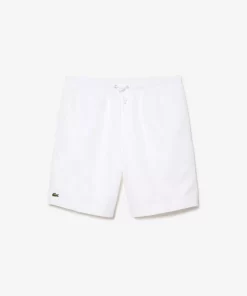 Lacoste Fitness & Training-Men'S Sport Tennis Shorts In Solid Diamond Weave Taffeta