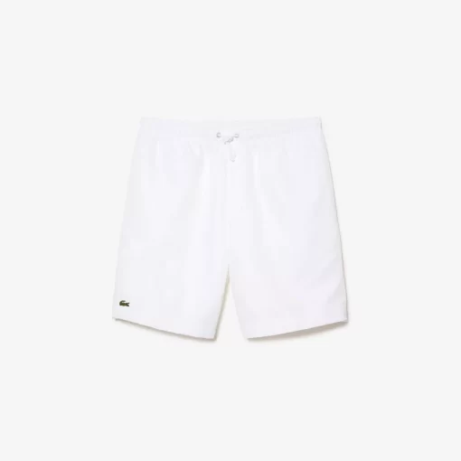 Lacoste Fitness & Training-Men'S Sport Tennis Shorts In Solid Diamond Weave Taffeta