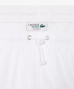 Lacoste Fitness & Training-Men'S Sport Tennis Shorts In Solid Diamond Weave Taffeta