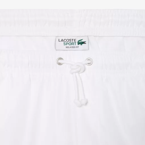 Lacoste Fitness & Training-Men'S Sport Tennis Shorts In Solid Diamond Weave Taffeta