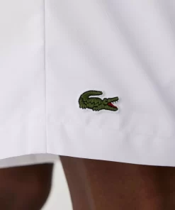 Lacoste Fitness & Training-Men'S Sport Tennis Shorts In Solid Diamond Weave Taffeta