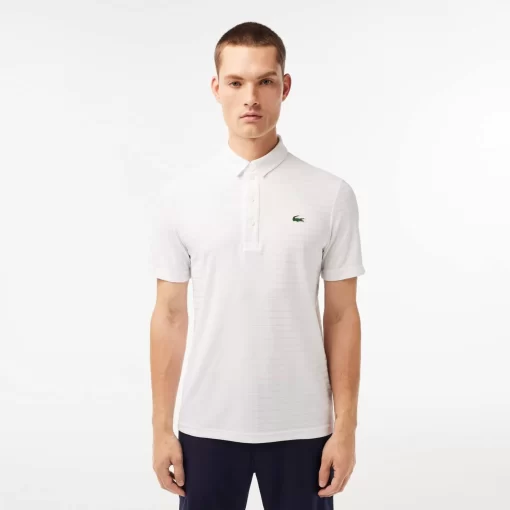 Lacoste Golf-Men'S Sport Textured Breathable Golf Polo Shirt