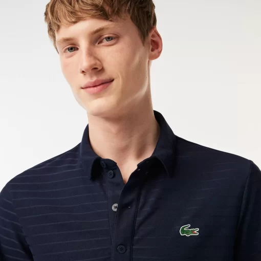 Lacoste Golf-Men'S Sport Textured Breathable Golf Polo Shirt