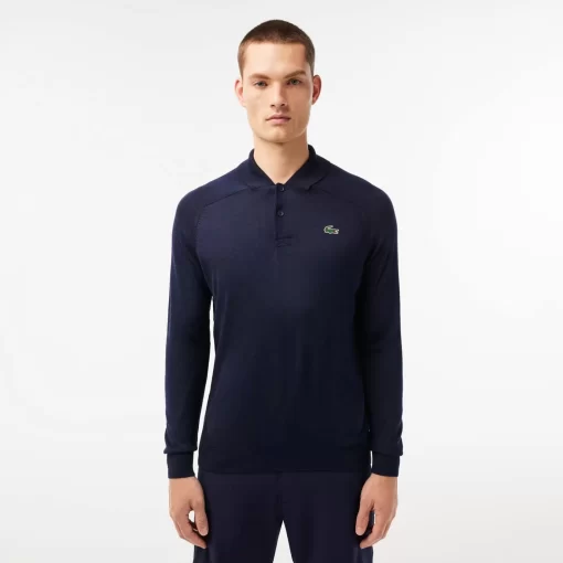 Lacoste Sport Clothing-Men'S Sport Wool Golf Sweater