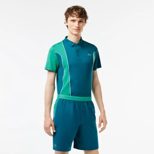 Lacoste Tennis-Men'S Sport X Novak Djokovic Colour-Block Shorts