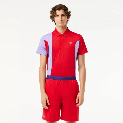 Lacoste Tennis-Men'S Sport X Novak Djokovic Colour-Block Shorts