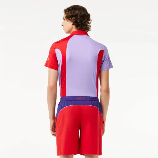 Lacoste Tennis-Men'S Sport X Novak Djokovic Colour-Block Shorts