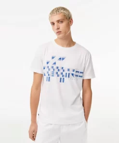 Lacoste Tennis-Men'S Sport X Novak Djokovic Printed T-Shirt