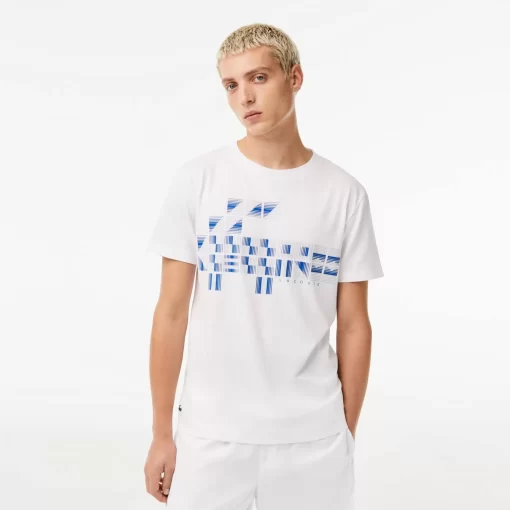 Lacoste Tennis-Men'S Sport X Novak Djokovic Printed T-Shirt