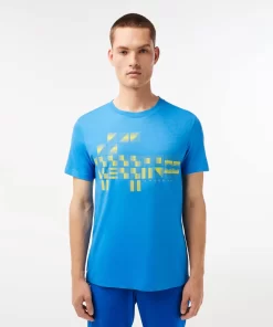 Lacoste Tennis-Men'S Sport X Novak Djokovic Printed T-Shirt