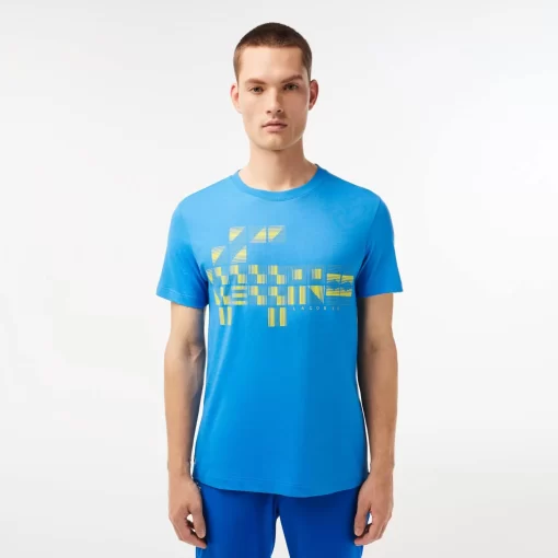 Lacoste Tennis-Men'S Sport X Novak Djokovic Printed T-Shirt