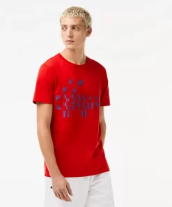 Lacoste Tennis-Men'S Sport X Novak Djokovic Printed T-Shirt