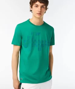 Lacoste Tennis-Men'S Sport X Novak Djokovic Printed T-Shirt