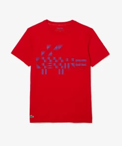 Lacoste Tennis-Men'S Sport X Novak Djokovic Printed T-Shirt